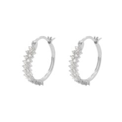 Aro Argolla Mitad Con Circones Cierre A Presión Diam: 20mm