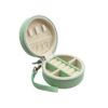 Porta Joyas Redondo Color Verde Claro