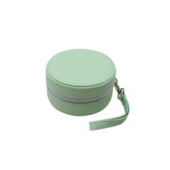 Porta Joyas Redondo Color Verde Claro