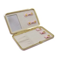 Porta Joyas Color Rosado Cartera