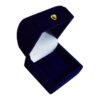 Caja Para Anillo Línea Terciopelo Azul 4.5 X 4.5 X 4 Cm
