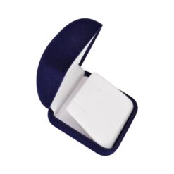 Caja Para Aro Línea Terciopelo Azul 3.8 X 4.5 X 3.5 Cm