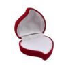 Caja Diseño Corazón Para Aro - Anillo Línea Terciopelo 5 X 5